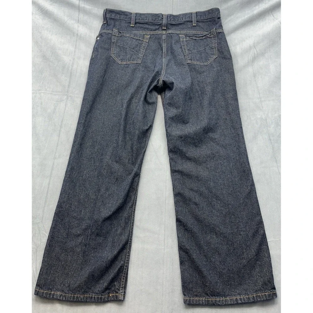 Tony Hawk Jeans Mens 38x30 HK 042820-05 Straight Wide Leg Skateboard Skater Dark